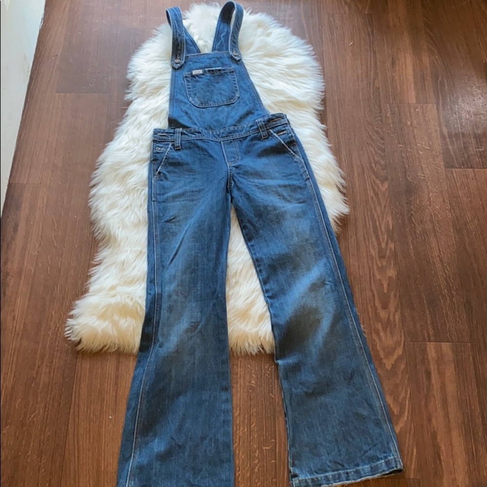 Abercrombie and Fitch denim overalls 00